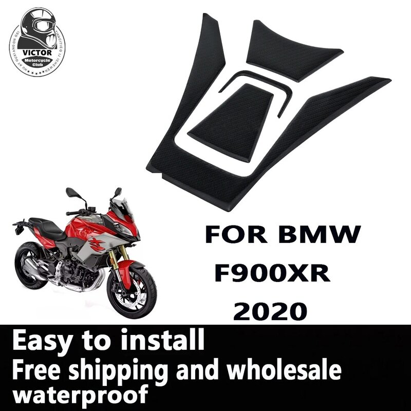 ل BMW F900XR 2020 دراجة نارية ملصقات خزان الوقود وسادة هيكل السمكة واقية ثلاثية الأبعاد ملصق الشارات شحن مجاني و بالجملة