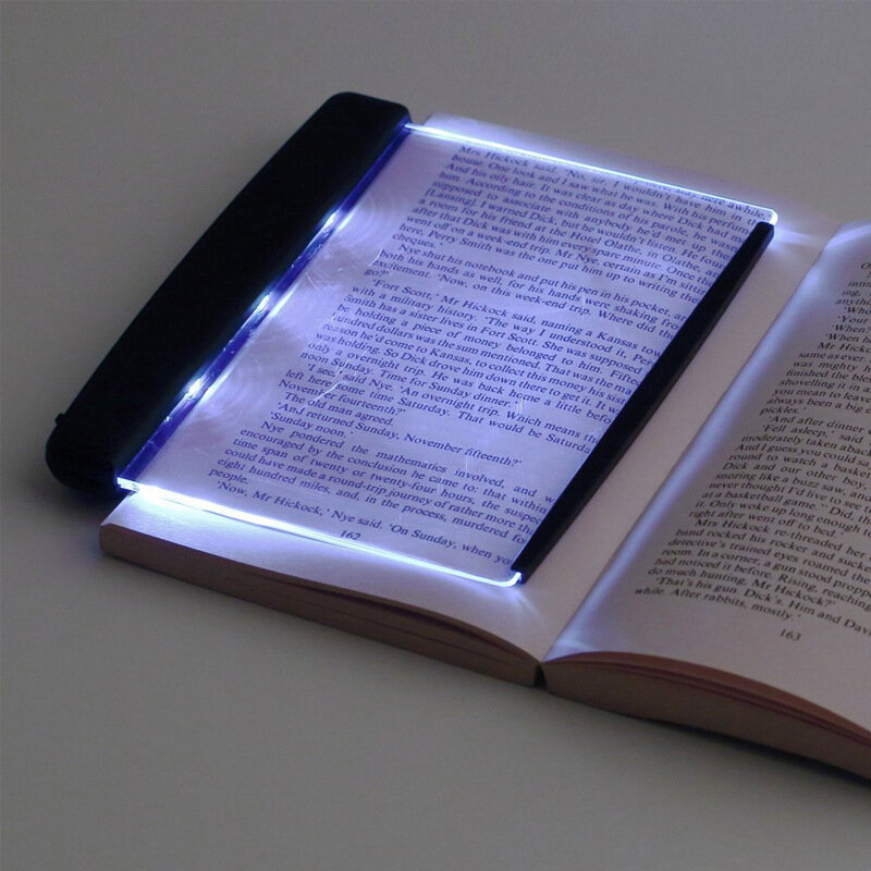 لوحة مسطحة LED كتاب ضوء كتاب عشاق القراءة ضوء المصباح LED لوحة ليلة اللاسلكية المحمولة السفر عنبر لمبة مكتب المنزلية