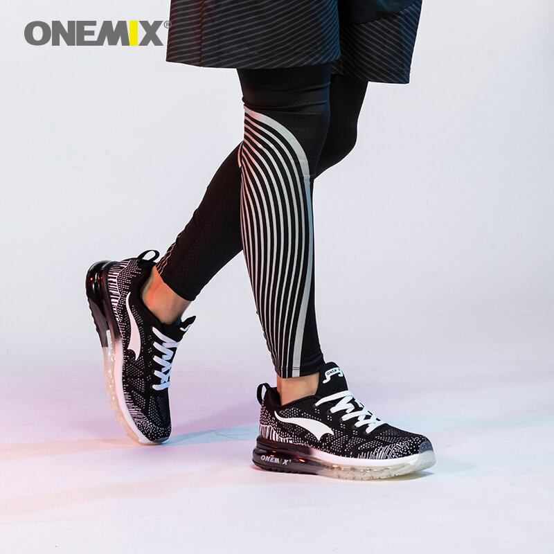 ONEMIX الرجال الرياضة احذية الجري أحذية رياضية الصيف تنفس شبكة في الهواء الطلق وسادة هوائية حذاء رياضي أحذية للمشي