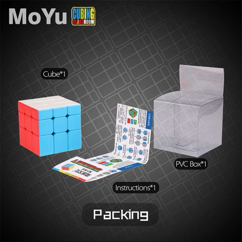 مكعبات مكعبات سحرية غير متساوية من Meilong مقاس 3 × 3 × 3 مكعبات سحرية غير لاصقة 3 × 3 ألعاب Cubo Magico ألعاب تعليمية للأطفال هدية للأطفال