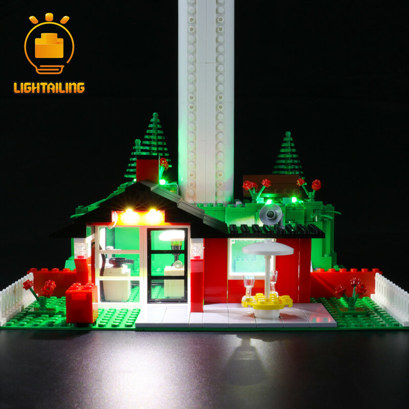 مجموعة إضاءة LED الإضاءة ل 10268 فيستاس الرياح التوربينات اللعب اللبنات