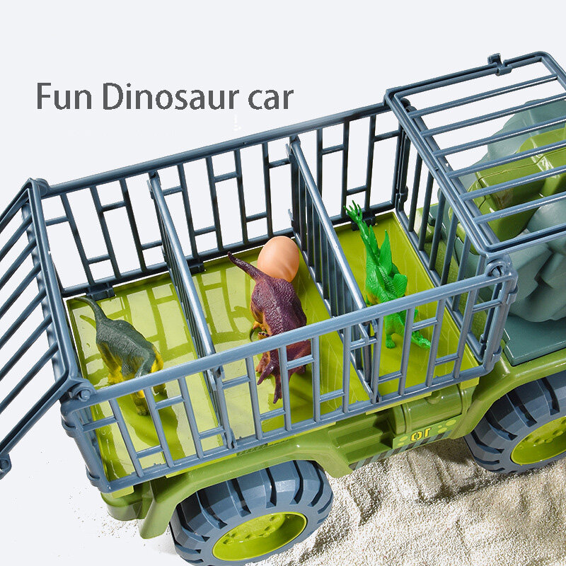 كبير ديناصور سيارة شاحنة حفارة النقل سيارات لعب الناقل شاحنة سيارة اللعب دمى الديناصور للأطفال الاطفال هدايا عيد الميلاد