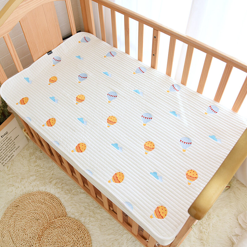 الكورية سرير طفل سرير مبطن ورقة القطن الدب نجمة الليمون بالون المطرزة الاطفال الرضع الأطفال طفل ملاءات أغطية سرير