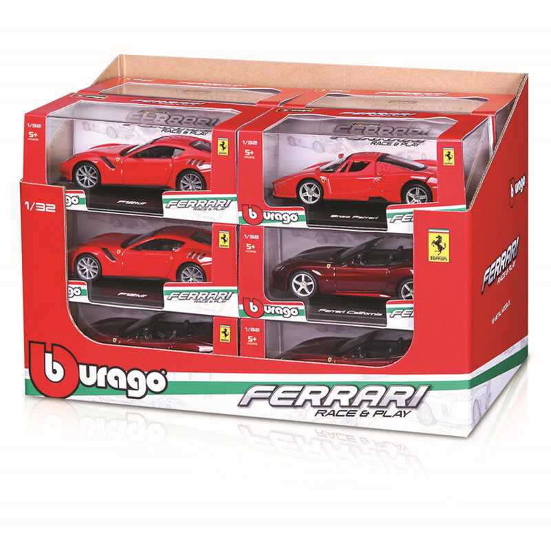 Bburago-صندوق أكريليك لسيارات فيراري F12tdf ، مقياس 1:32 ، سيارة فاخرة ، دييكاست ، موديل ، لعبة ، هدية