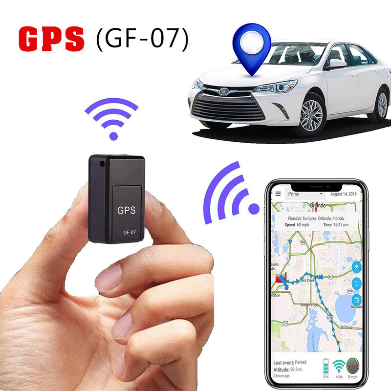 2023 جهاز تتبع عالمي GF07 GSM سيارة صغيرة LBS سيارة شاحنة لتحديد المواقع مكافحة خسر تسجيل المقتفي المغناطيسي يمكن صوت #1