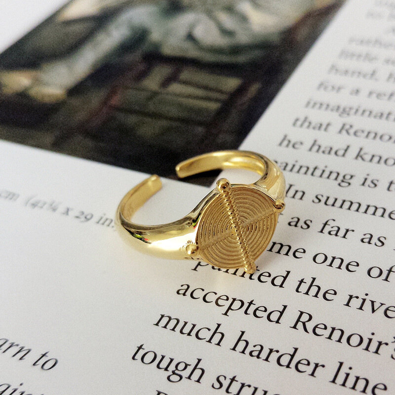 925 فضة الذهب القوطية خاتم قابل للتعديل هندسية للنساء بلاتا الفاخرة اليدوية حفلة مقاوم 2021 غرامة مجوهرات
