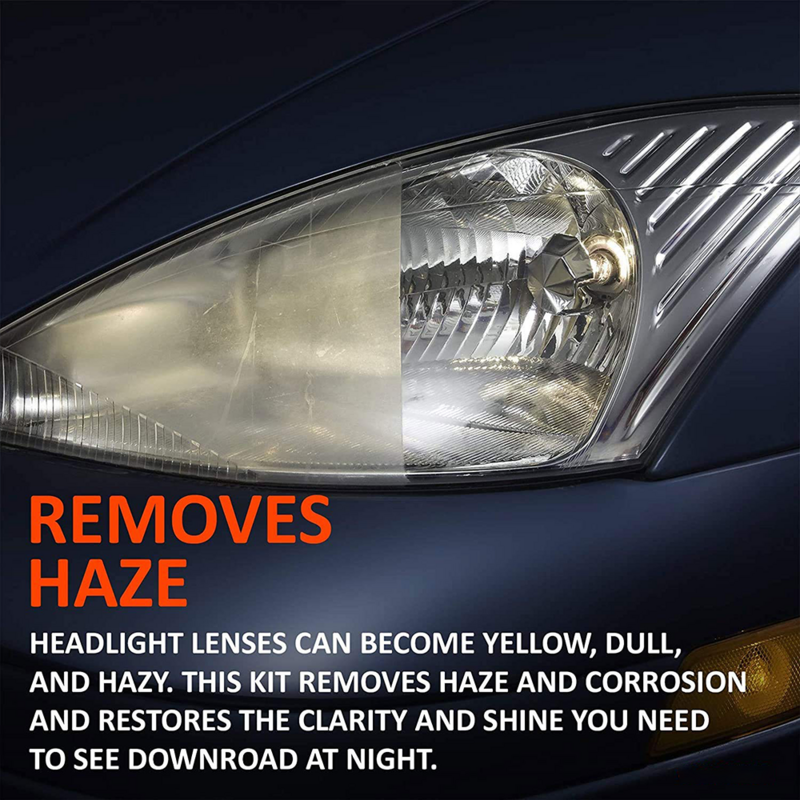 HGKJ 9H سيارة صلابة المصباح تلميع عدة المصباح إصلاح تجديد السائل بوليمر مجموعة كيماويات تنظيف السيارات للسيارات