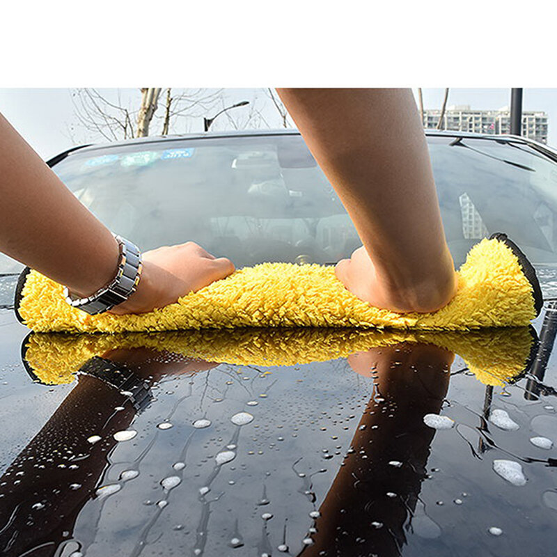 منشفة غسيل السيارة من الألياف الدقيقة ، 30 × 40 سم ، قماش تجفيف السيارة ، قماش العناية بالسيارات ، تويوتا