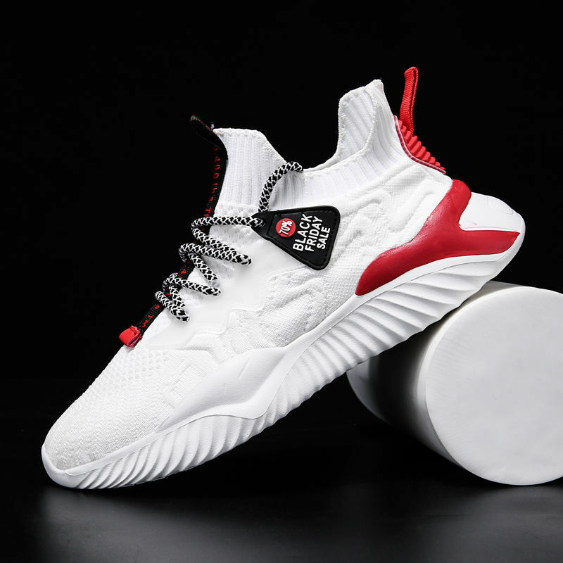 خريف 2021 جديد الرجال منصة شبكة بسلك محبول تنفس لينة أحذية رياضية مصمم الذكور مدرسة كرة السلة تنس أحذية رياضية غير رسمية