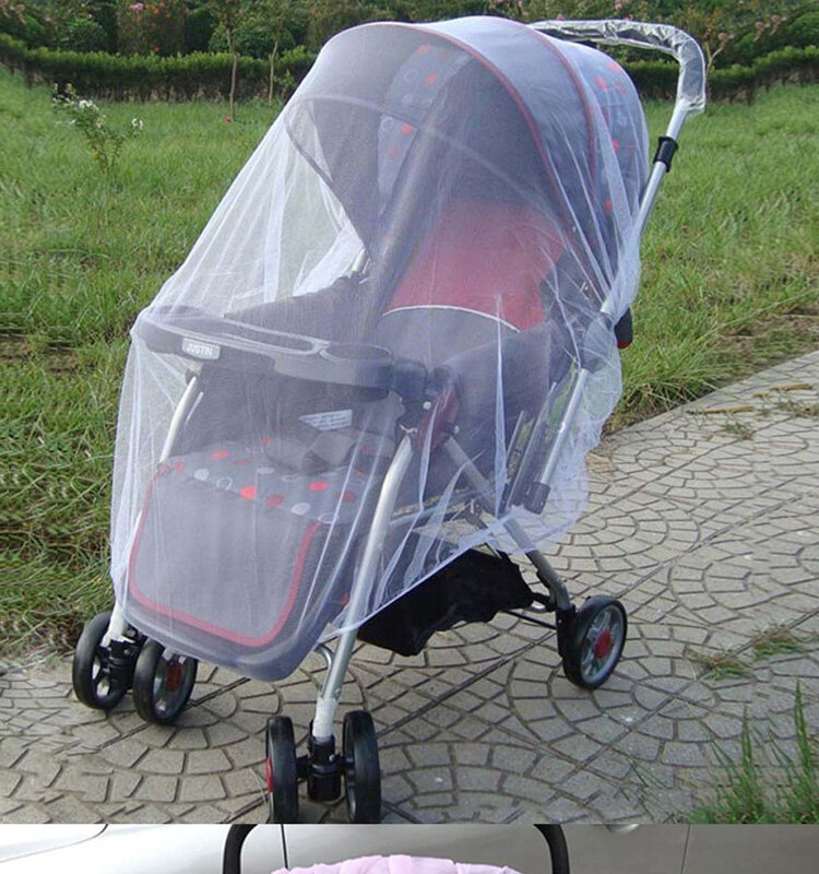 أطفال الرضع حماية شبكة السفر اكسسوارات 150 سنتيمتر عربة طفل يدفع باليدين الحشرات درع صافي آمنة البعوض أساسيات غطاء