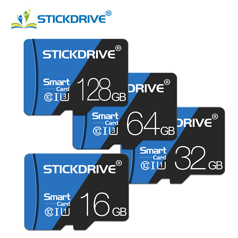 بطاقة مايكرو SD TF 4GB 8 GB 16GB 32GB 64GB 128 GB فئة 10 ذاكرة فلاش بطاقة مايكرو SD 8 16 32 64 128 GB لمحول الهاتف الذكي