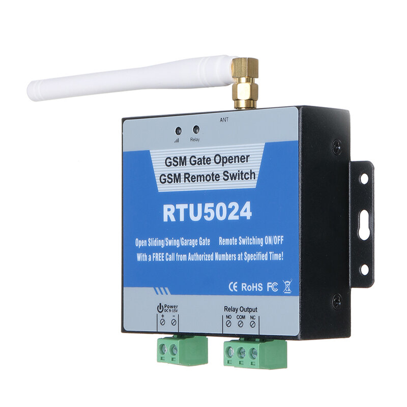 RTU5024 GSM بوابة فتاحة الملحقات التبديل 850/900/1800/1900MHz التتابع الباب عن بعد لتزيين غرفة النوم المنزلية
