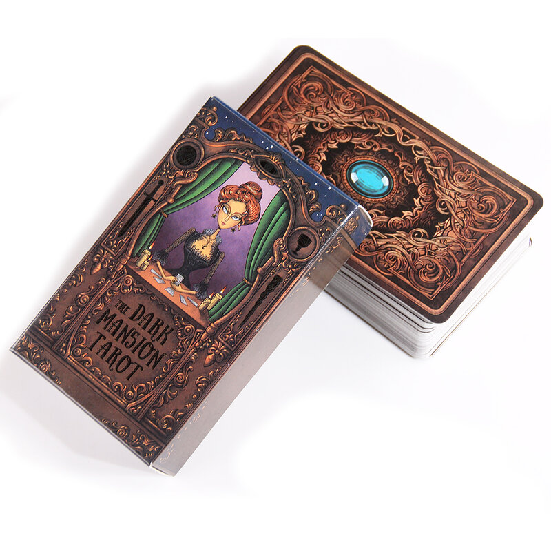 الظلام القصر التارو بطاقات سطح السفينة النسخة العادية 3rd الطبعة بوكر الحجم عالية الجودة ورق مقوى العرافة لعبة ببطاقات ورقية براون