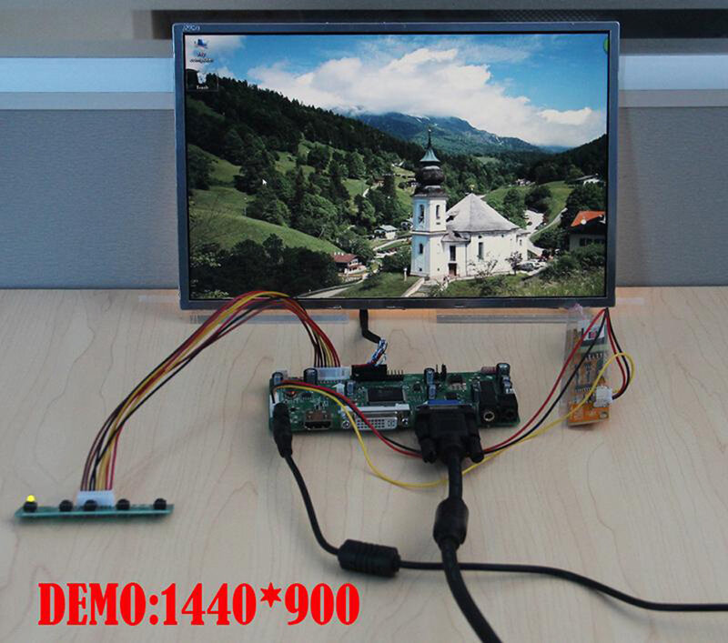 لوحة تحكم لـ LTN156AT01 بوصة 15.6 متر. NT68676 طقم سائق DVI VGA LCD LVDS 1366X768 لوحة 30pin شاشة HDMI متوافقة