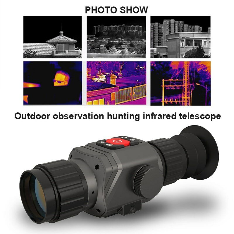 Hti التصوير الحراري للصيد HT-C8 الأشعة تحت الحمراء للرؤية الليلية تهدف في الهواء الطلق قابل للتعديل التركيز وضوح الكاميرا الحرارية عدسة الأشعة ...