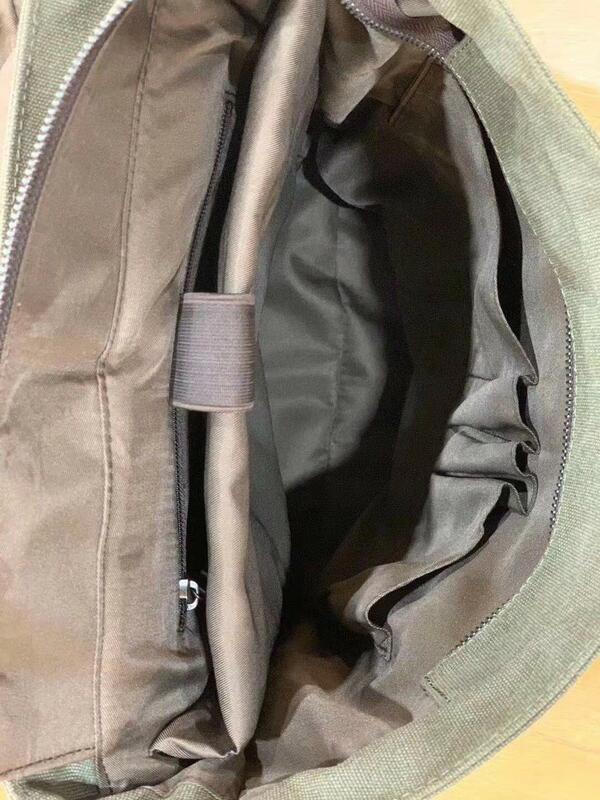 حقيبة ظهر قماشية كلاسيكية للرجال ، حقيبة ظهر كبيرة السعة ، حقيبة مدرسية جلدية ، حقيبة ظهر للكمبيوتر المحمول