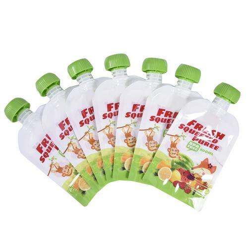 8 قطعة 148 مللي الطفل الغذاء كيس التخزين المحمولة BPA خالية قابلة لإعادة الاستخدام مختومة كيس طعام تكميلي محلية الصنع هريس اللب حقيبة التخزين