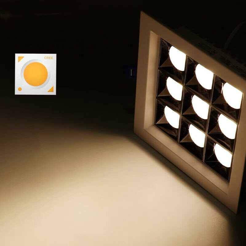 عكس الضوء جزءا لا يتجزأ من لوحة LED ، مصباح السقف مربع ، 15 واط ، 24 واط ، 30 واط ، AC110V ، 220 فولت ، 1 قطعة. #3