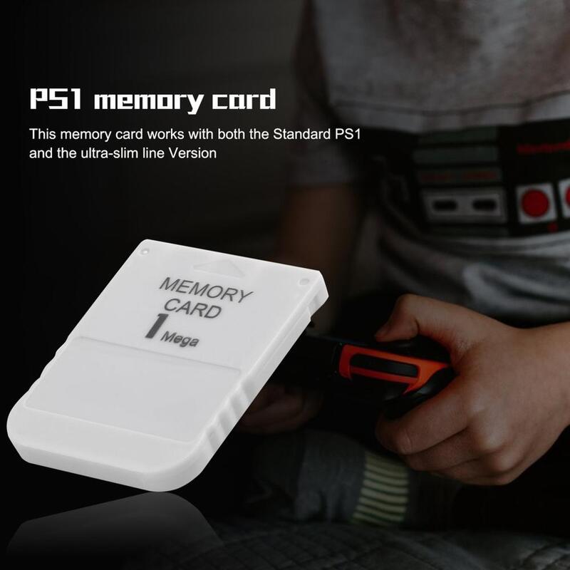 بطاقة ذاكرة لعبة بيضاء مفيدة وعملية 1 ميجابايت