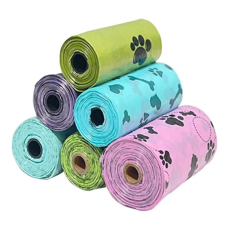 Portable Degradable Thickened Pet Dog Poop Bags Zero Waste Dog Pooper Bags Pets Products for Dogs Dog Poop Bag Supplies