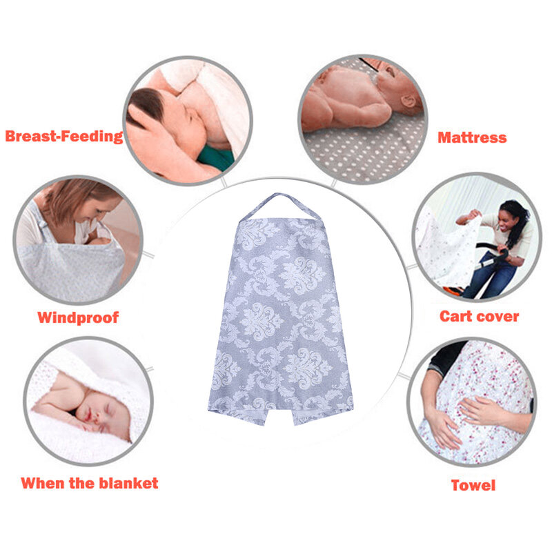 الأمومة تنفس الطفل تغذية يغطي أمي الرضاعة الطبيعية الملابس غطاء قابل للتعديل الخصوصية المئزر الملابس للأمهات المرضعات