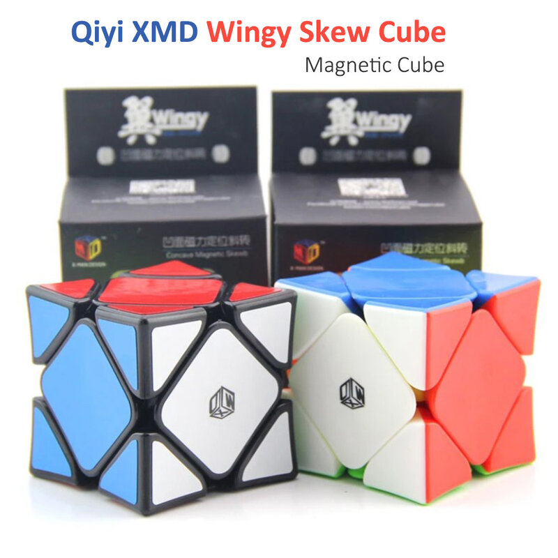 Qiyi XMD وينجي المغناطيسي انحراف مكعب 3x3 المغناطيسي المكعب السحري المهنية سرعة أُحجية مكعبات ألعاب تعليمية للأطفال الأطفال هدية #1