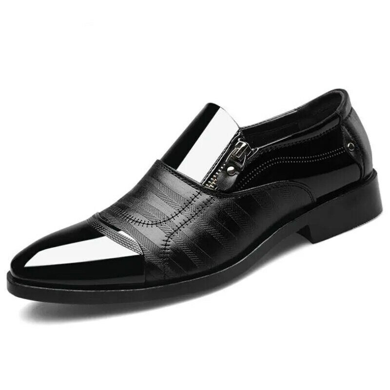 فستان الزفاف أحذية الرجال جلد حذاء كاجوال تنفس أكسفورد حذاء مع كعب الأعمال الاجتماعية حذاء الذكور Chaussure أوم 2020