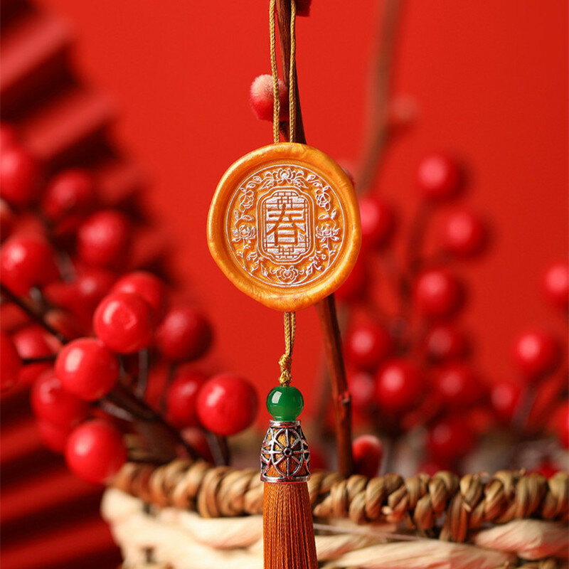 العناصر الصينية النار الطلاء ختم النحاس رئيس القمرية السنة الجديدة ختم الشمع ل مغلف الزفاف DIY بها بنفسك الصينية التقليدية سكرابوكينغ