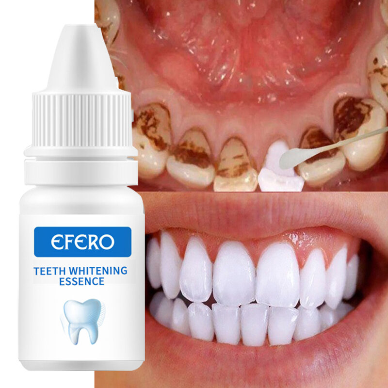 EFERO مستخلصات تبييض الأسنان مسحوق نظافة الفم التطهير إزالة البلاك البقع الطازجة التنفس نظافة الفم أدوات طبيب الأسنان
