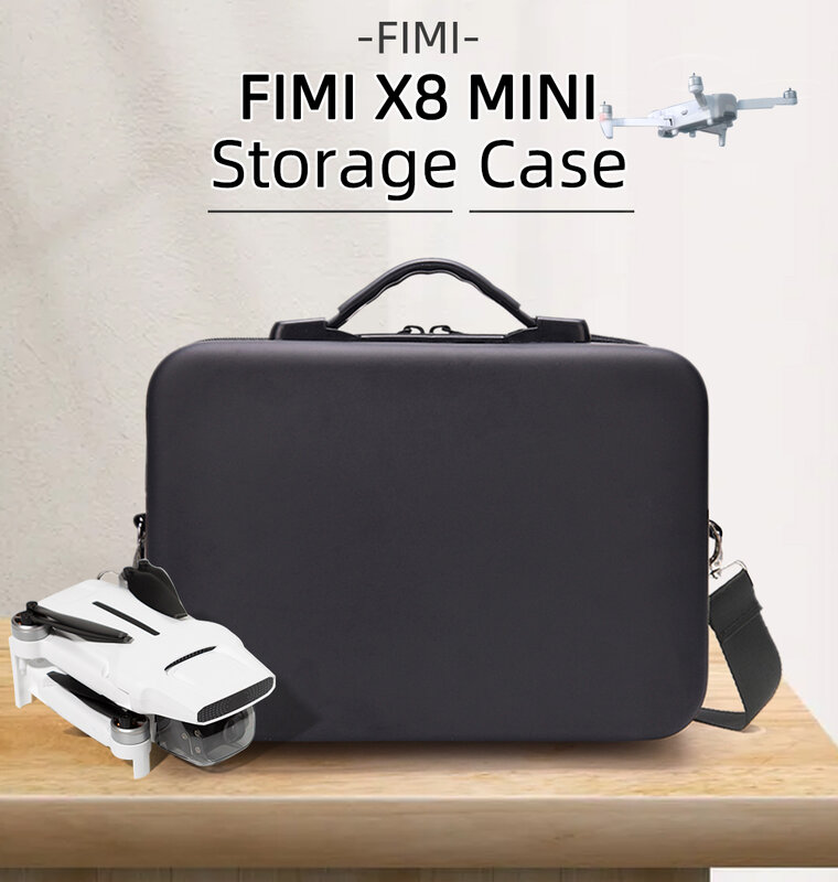 حقيبة كتف الطائرة بدون طيار ل Fimi X8 صغيرة محمولة تخزين بولي Leather حقيبة يد جلدية مقاوم للماء صندوق حمل الصلب Starp الملحقات #3
