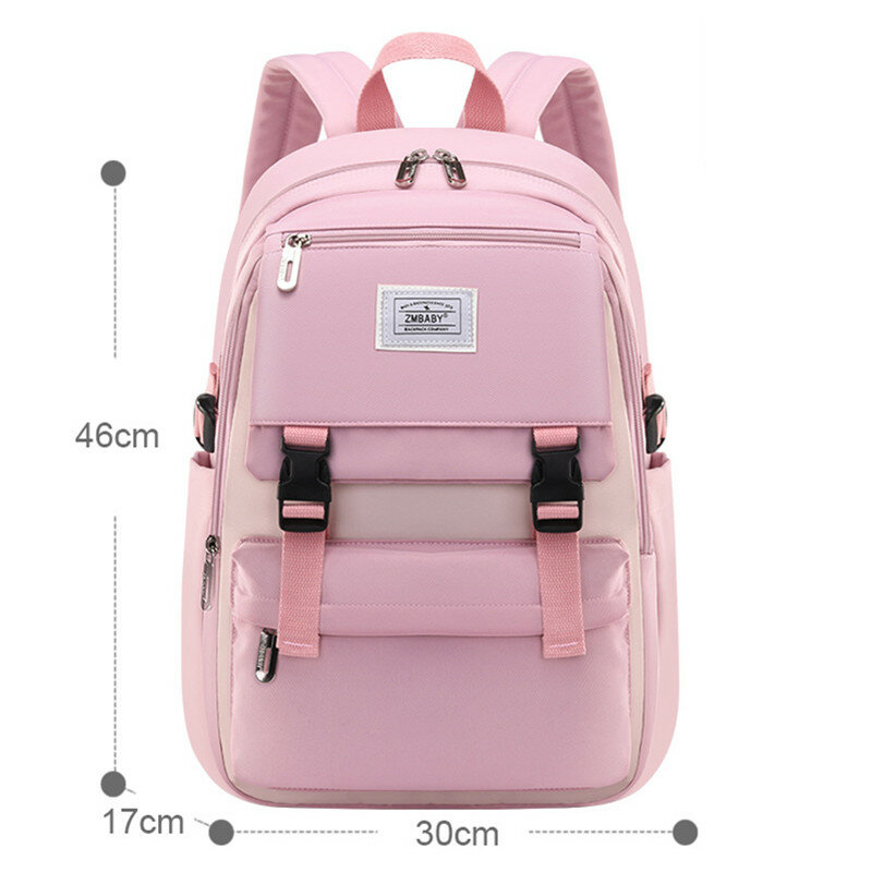 حقائب مدرسية عصرية للفتيات المراهقات حقيبة ظهر نايلون مقاومة للمياه حقيبة مدرسية للبنات حقيبة ظهر جديدة 2022