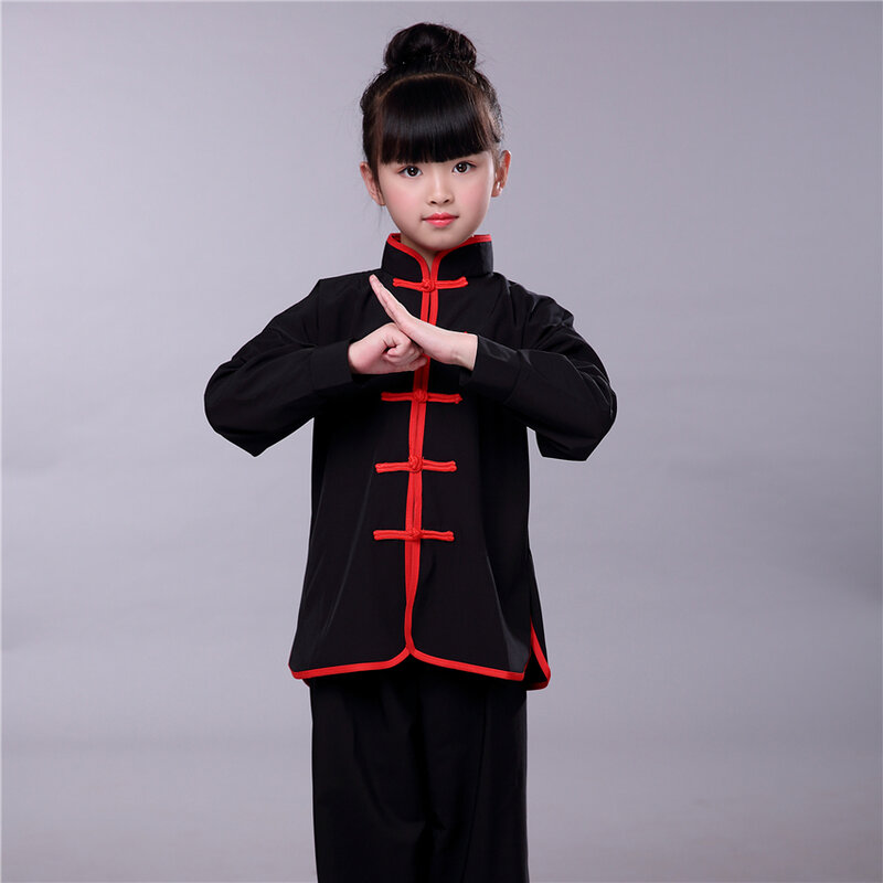 الملابس الصينية التقليدية الكونغ فو Hanfu للبنين والبنات دعوى السنة الجديدة مرحلة الأداء تاي تشي ازياء 2022 جديد
