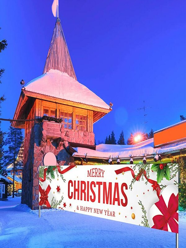عيد ميلاد سعيد راية حديقة عيد الميلاد الحلي شجرة زينة عيد الميلاد للمنزل 2021 سعيد السنة الجديدة هدية 2022 عيد الميلاد ديكور نافيداد