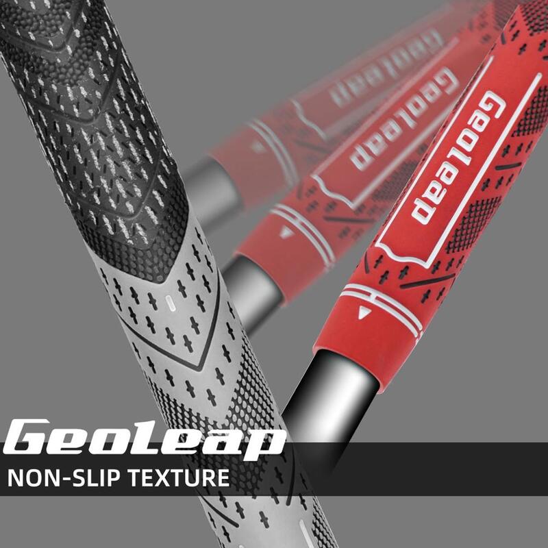 Geoleap 2019 جديد مقابض لعبة الغولف متعددة مجمع الحبل المطاط نادي الغولف السيطرة 13 قطعة معيار 8 ألوان شحن مجاني