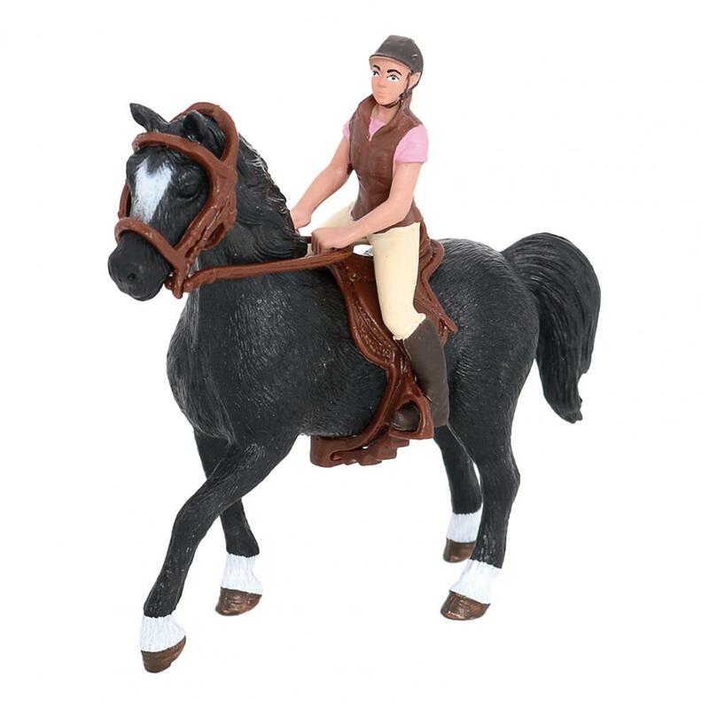 عالية محاكاة الحصان نموذج بالتساوي اللون الإبداعية مزرعة الحصان الحصان دمى أشكال للطلاب
