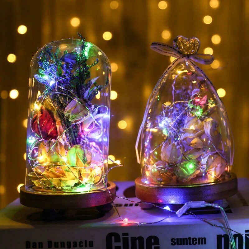 USB LED مقاوم للماء خيط سلك نحاسي ضوء ديكور حفلات الزواج الجنية ضوء مصباح حديقة احتفالي للحزب زينة عيد الميلاد
