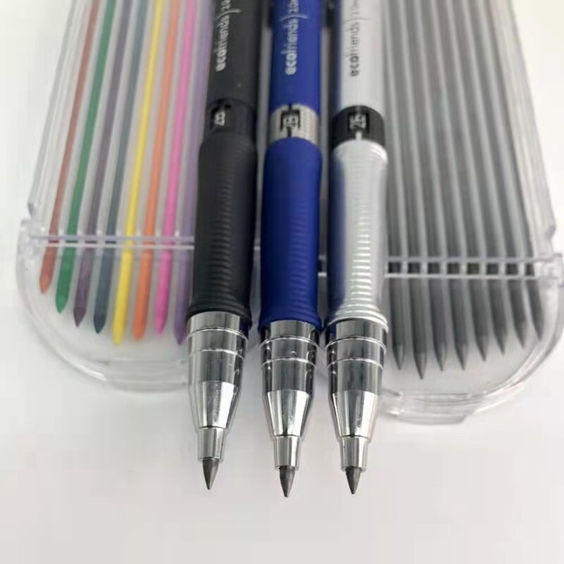 2.0 مللي متر الميكانيكية مجموعة أقلام رصاص 2B قلم رصاص ميكانيكي اللون/أسود الرصاص عبوات مشروع رسم الكتابة صياغة رسم فني