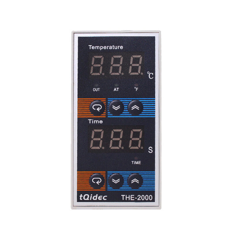 شاشة ديجيتال درجة الحرارة جهاز ضبط الوقت 0 ~ 400 ℃ قابل للتعديل لختم الساخن Mchine فرن K نوع الحرارية تتابع الإخراج #4