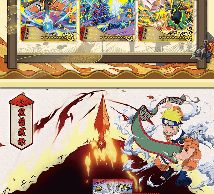 بطاقات ناروتو Fetters النار Otsuki Kaguya Uzumaki ستة الخالدين Sasuke كاكاشي SSR TR جمع بطاقات لعبة للأطفال هدية
