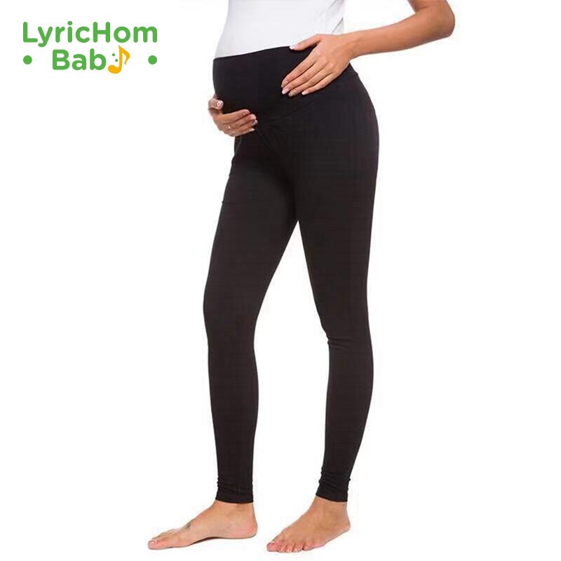 LyricHom-بنطلون دافئ للحوامل ، ملابس الأمومة ، مريح ، آمن وصحي ، خصر مرتفع ، للنساء الحوامل