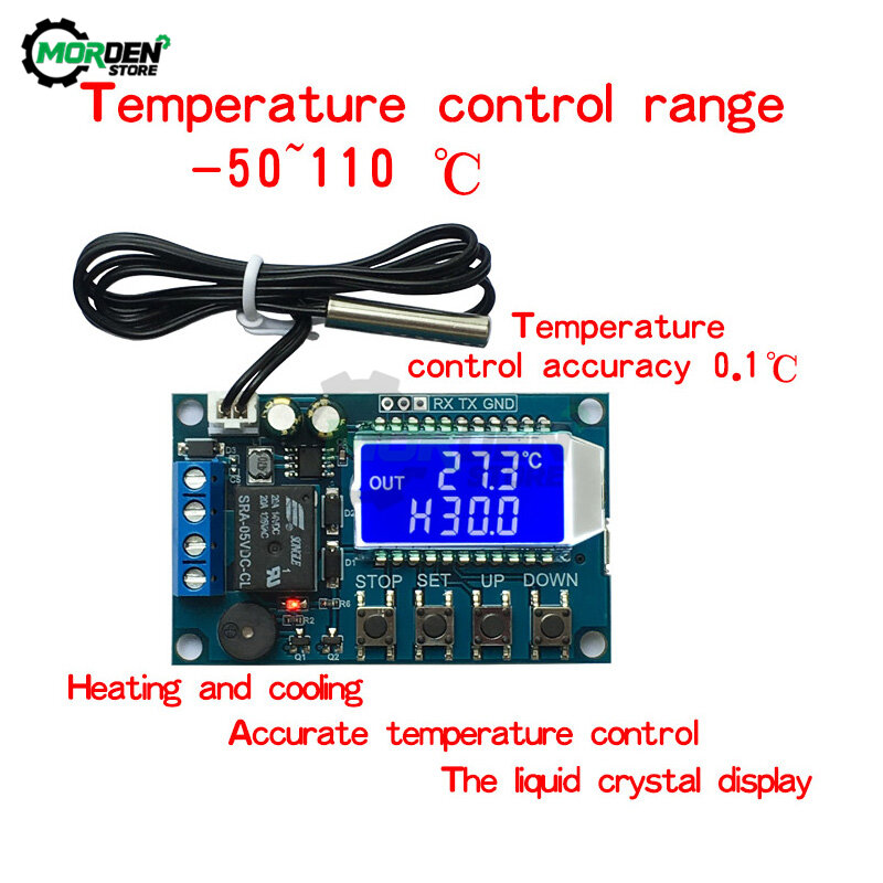 XY-T01 الرقمية ترموستات التدفئة التبريد الرقمية درجة الحرارة الحرارة مفتاح تحكم تحكم وحدة دروبشيب