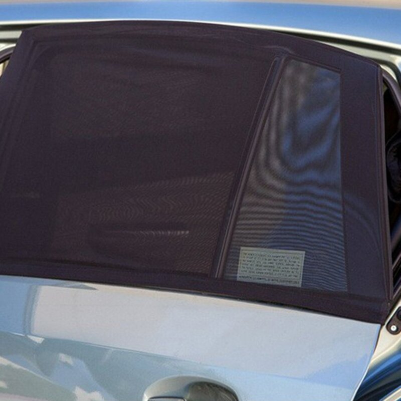 1 زوج الصيف مكافحة البعوض مظلة السيارات سيارة الجانب شبكة شاشة النافذة ظلة مظلة السيارات شبكة وقاية من الشمس الصيف غطاء البعوض