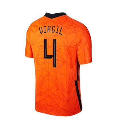 2021 هولندا قمصان كرة قدم F. الشباب هولندا قميص لكرة القدم من دايك فيرجيل تي شيرت دي futebol الرجال الكبار الزي الرسمي