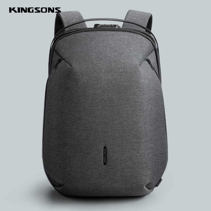 حقيبة ظهر جديدة للرجال متطورة من kingson لعام 2020 مناسبة للكمبيوتر المحمول مقاس 15 بوصة مع إمكانية إعادة الشحن عن طريق وصلة USB متعددة الطبقات ومناس...