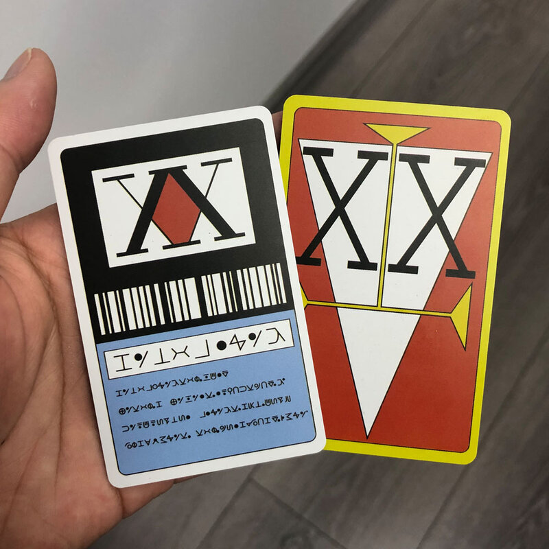 هنتر x هنتر بطاقة ترخيص متفوقا FREECSS تأثيري اليابان أنيمي Hisoka Kurapika كيلوا Zoldyck بطاقات بلاستيكية جمع زي الدعائم
