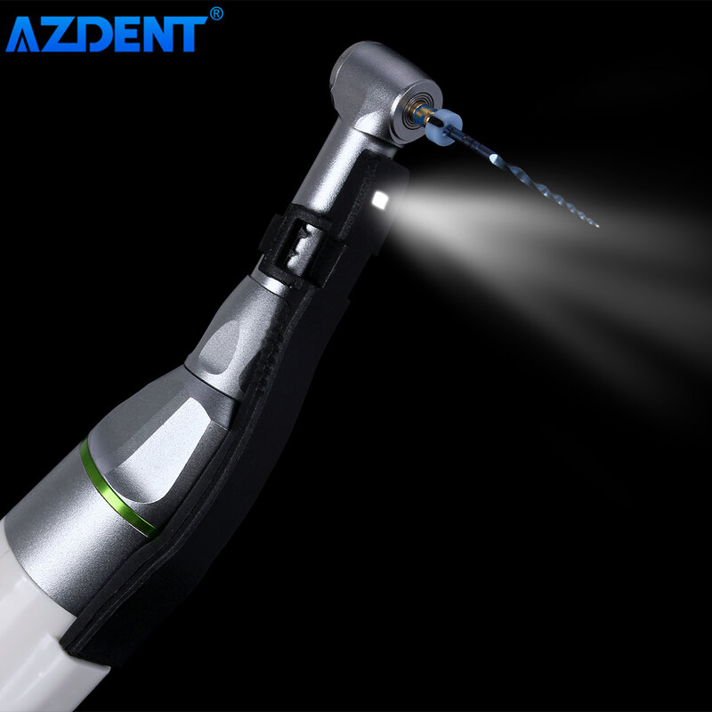 AZDENT LED الأسنان الصغيرة إندو موتور اللبية العلاج 9 برامج السيارات عكس عكس الترددية نموذج 16:1 كونترا زاوية
