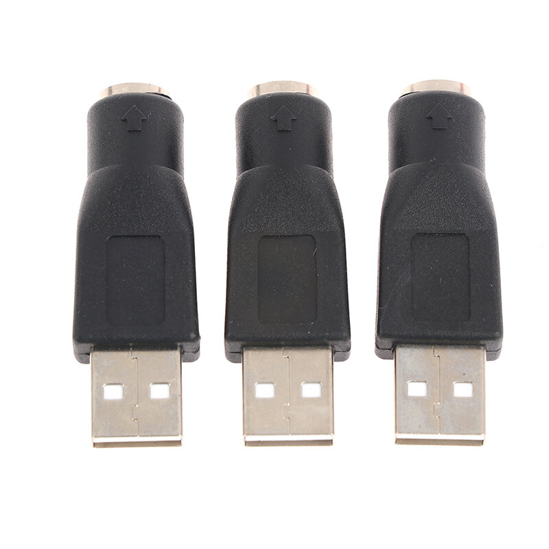 3 قطعة USB ذكر ل PS/2 شاحن أنثي محول Usb موصل للكمبيوتر ل Ps2 لوحة المفاتيح الماوس