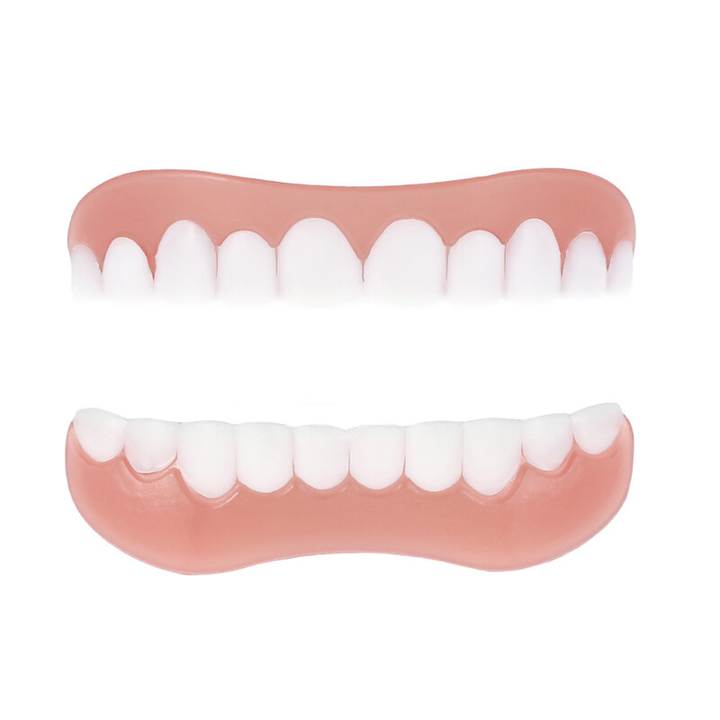 لحظة ابتسامة القشرة الرجال والنساء تبييض سيليكون الأسنان الاصطناعية الأقواس تبييض العصي مريحة الأسنان تقويم الأسنان
