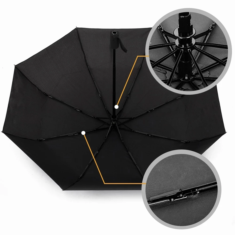 لشركة هيونداي CRETA تصفيف السيارة التلقائي بالكامل مظلة قابلة للطي مظلة بطبقة مزدوجة يندبروف التلقائي ظلة