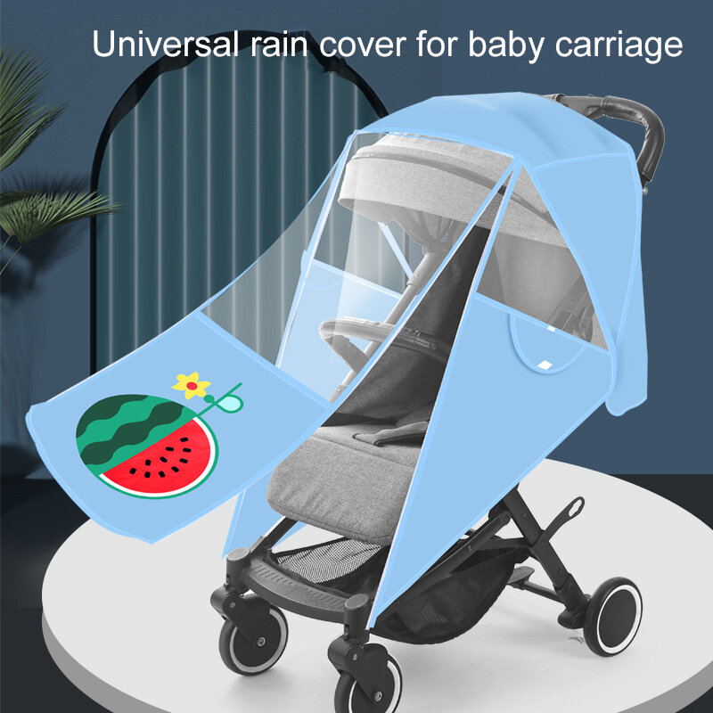 طفل عربة معطف واق من المطر للأطفال يندبروف مقاوم للماء الغطاء الواقي عربة أطفال في الهواء الطلق المحمولة عربة غطاء للمطر